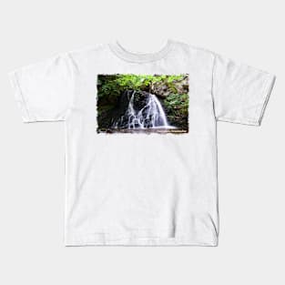 Fairy Glen Waterfall, Rosemarkie, Scotland Kids T-Shirt